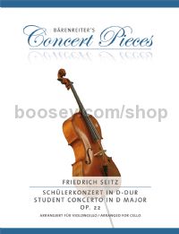 Student Concerto in D major, op. 22 - for cello