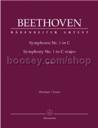 Symphony No. 1 in C major, op. 21 (full score)