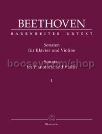 Sonatas for Pianoforte and Violin Volume I