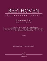 Concerto No. 2 in B-flat major for Pianoforte and Orchestra, op. 19 (solo & reduction)
