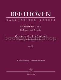 Concerto No. 3 in C minor for Pianoforte and Orchestra, op. 37 (solo & reduction)