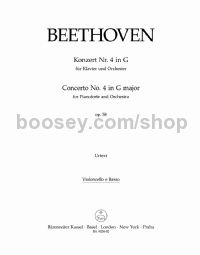 Concerto No. 4 for Pianoforte and Orchestra in G major, op. 58 - cello/bass part