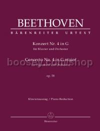 Concerto No. 4 for Pianoforte and Orchestra in G major, op. 58 - piano solo & reduction