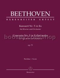 Concerto No. 5 for in Eb major for Pianoforte and Orchestra, op. 73 (full score)