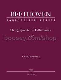 String Quartet E-flat major op. 127 (Critical Commentary)