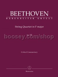 String Quartet in F major Op.135 (Critical Report)