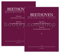 Sonatas for Pianoforte and Violin Volumes I + II special set price