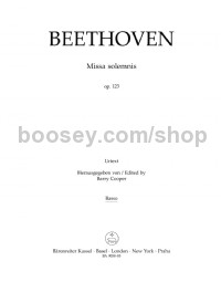 Missa solemnis Op.123 (Double Bass)