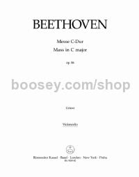Mass in C major Op. 86 - cello part
