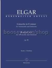 Concerto in E minor for Violoncello and Orchestra op. 85 (Full Score)