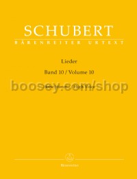 Lieder Volume 10 (High Voice & Piano)