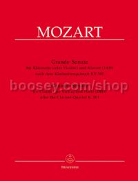 Grande Sonate for Clarinet in A (or Violin) and Piano (1809)