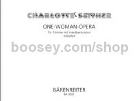 One-woman-opera Chamber Mixed Playing Score