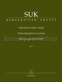 Piano Quartet in A minor, op. 1 (score & parts)