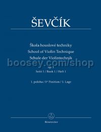 School of Violin Technique Op. 1, Book 1 - 1st Position