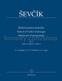 School of Violin Technique Op. 1, Book 2 - 2nd-7th Position