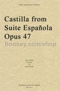 Castilla, from Suite Española, Op. 47 - String Quartet (score)