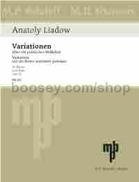 Variations op. 51 - piano