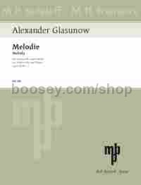 Melody op. 20/1 - cello & piano