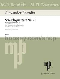 String Quartet No. 2 in D major (set of parts)