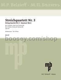 String Quartet No. 3 in G major op. 26 (set of parts)