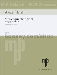 String Quartet No. 1 (set of parts)