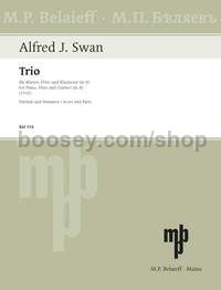 Trio - piano, flute & clarinet (in A) (score & parts)