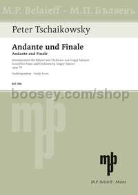 Andante and Finale op. 79 - piano & orchestra (study score)