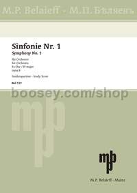 Symphony No. 1 in Eb minor op. 8 - orchestra (study score)