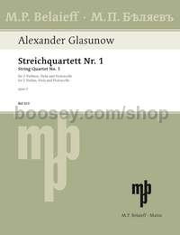 String Quartet No. 1 in D major op. 1 (set of parts)