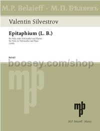 Epitaphium (L. B.) - viola (cello) & piano