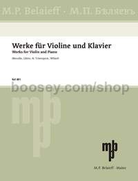 Works for Violin and Piano - violin & piano