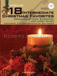 18 Intermediate Christmas Favorites Violin (Bk & CD)
