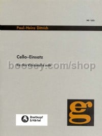 Cello-Einsatz - cello