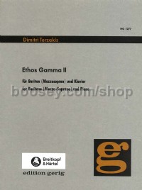 Ethos Gamma II - low voice, flute & piano