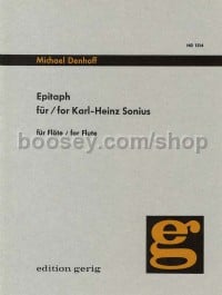 Epitaph für K H Sonius - flute