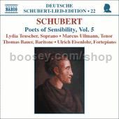 Deutsche Schubert Lied Edition (22): Poets of Sensibility, vol.5 (Naxos Audio CD)