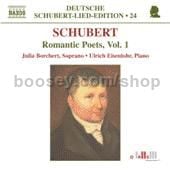 Deutsche Schubert Lied Edition (24): Romantic Poets, vol.1 (Naxos Audio CD)
