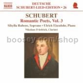 Deutsche Schubert Lied Edition (26): Romantic Poets, vol.3 (Naxos Audio CD)