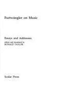 Furtwängler on Music (Ashgate Books) hardback