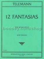 Fantasias (12) violin solo