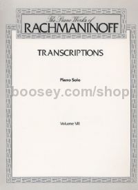 Piano Works vol.VII (Transcriptions)