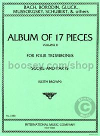 Album of 17 Selected Compositions for Trombone and Piano Vol.2