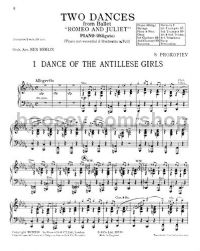 Dances (2) from Romeo & Juliet Ballet Suite No.2 (score + parts)