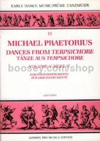 Dances from "Terpsichore" - vol.5 (arr. SATB recorders)