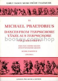 Dances from "Terpsichore" - vol.1 (arr. SATB recorders)