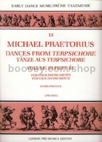 Dances from "Terpsichore" - vol.3 (arr. SATB recorders)