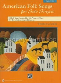 American Folk Songs For Solo Singers - medium/high voice (Book & CD)