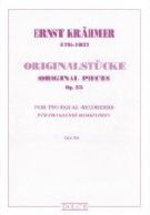 Originalstucke Op 25 (from the Csakan repertoire) for 2 recorders