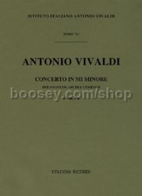 Concerto in E Minor, RV 484 (Bassoon & Orchestra)